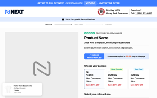 olympus-mv-single-step template checkout capture