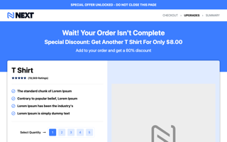 olympus-mv-single-step upsell page
